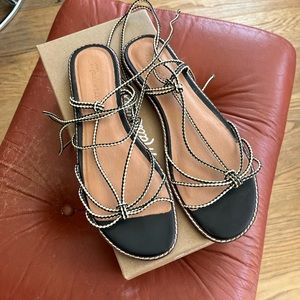 Madewell Braided Leather Sandals 10